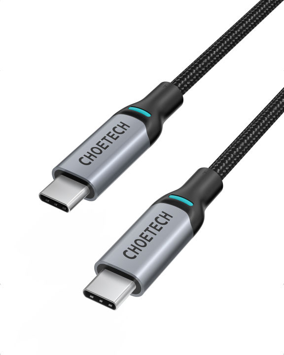 Choetech%20PD100W%20USB-C%20to%20USB-C%20Cable%20%7C%20480Mbps%20%7C20V/5A%20High%20Speed%20Charging%20%7C%20Nylon%20Braided%20And%20Aluminum%20Housing%20-%20Image%202