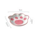 Cat Paw Shape Taste Dish Cute Japanese Style Ceramic/Porcelain Dip Dishes Soy Sauce Dish For Soy Sauce Vinegar Mustard. 