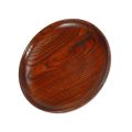 FORIDE 2X Tableware Household Smooth Wooden Bread Dish Tray Kitchen Utensils Seasoning Plate Round. 