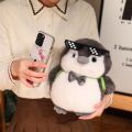Soft Fat enguin lush Stuf oy Cute Couple enguin Fur oll oy ome ecoration oy irthday ift. 