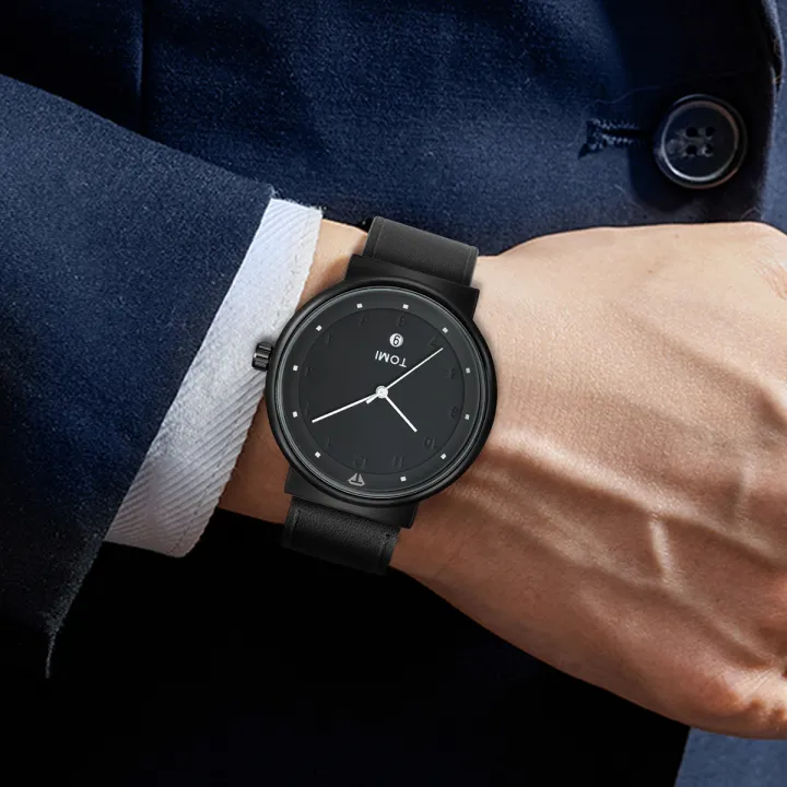 TOMI%20New%20Men's%20Watch%20Fashion%20Casual%20Men's%20and%20Women's%20Ultra%20Thin%20Watch%20Minimalist%20Men's%20Business%20Leather%20Quartz%20Watch%20Clock%20Gift%20-%20Image%205