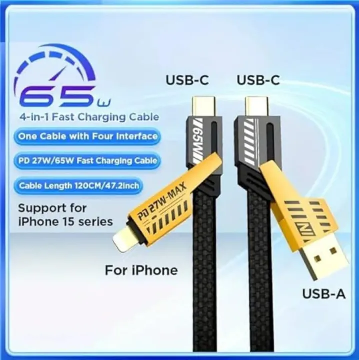4%20in%201%20Fast%20Charging%20Cable%20(Type%20C/USB%20A/Lightning)%20Dual%20Type%20C%20PD%2027W%2065W%20Nylon%20Braided%20Cable%20%7C%20Flat%20Braided%20i-Phone%20Charging%20Cable%20with%20Velcro%20Multi%20Charging%20Cable%20Combo%20Type%20C/USB-A%20Ports%20-%20Image%203