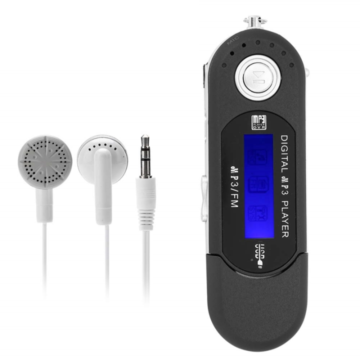 MP3 Player MP3 USB Player with Earphone 8GB, Portable with LCD Screen for Walking Running