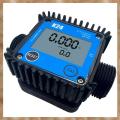 1 Piece LCD Fuel Flow Meter K24 For Turbine Digital Die-Sel Fuel Flowmeter Favorable Liquid Water Flow Measuring Tools. 