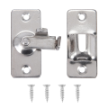 Bathroom Stainless Steel Doors Locks Door Sliding Right Angle Lock. 