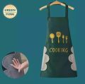 Unisex Striped Apron with Hand Pockets Waterproof Oil Resistant Kitchen Apron. 