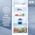 IFB Double Door Refrigerator 285 Liters 2 Star Surround-Cool IFBFF-3152FBS Brush Grey. 