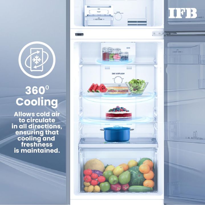 IFB%20Double%20Door%20Refrigerator%20265%20Liters%202%20Star%20Surround-Cool%20IFBFF-3152FBS%20Brush%20Grey%20-%20Image%207