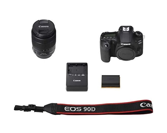 Canon%20Eos%2090D%20Digital%20Slr%20Camera%20With%20Ef-S%2018-135Mm%20F/3.5-5.6%20Image%20Stabilisation%20Usm%20Lens%20Kit%20(16%20Gb%20Sd%20Card)%20-%20Black%20-%20Image%206