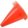7-Inch Plastic Traffic Cones (12-Pack) Multi-Purpose Cone Physical Education Sports Training Gear Training Traffic Cones. 