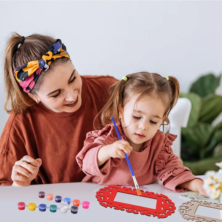 18%20PCS%20Unfinished%20Blank%20Wooden%20Mini%20Picture%20Frames%20with%20Lanyard%20for%20Kids%20DIY%20Painting%20Display%20Photo%20Hanging%20Decoration%20-%20Image%204