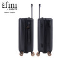 efini by NUELITE Parma 28-inch Spinner | 8 wheel Luggage | Antitheft zipper | TSA Lock | Transparent TPU wheels | Polycarbonate PC Hard shell | Check-in Suitcase | Large Size | Premium Leather Handles and trims. 