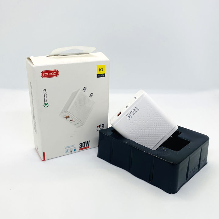 Romaa RC-PD6 30W Charger Qualcomm Quick Charge in 30Watt