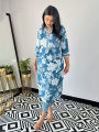 Fabdale Floral Printed Straight Kurta Pant Salwar Suit | Casual, Formal & Festive Wear (RYEX-014). 