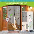 Magnet Fly Screen Door Insect Protection, Magnetic Mosquito Net,Automatic Closed Anti-Mosquito Curtain for Balcony and Patio Door-Black. 