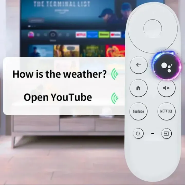 NEW%20G9N9N%20Replacement%20Remote%20Control%20New%20G9N9N%20Chromecast%20Remote%20Replacement%20For%20Google%20TV%20Chromecast%204K%20Snow%20Streaming%20Media%20Player%20-%20Image%204