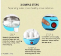 Electric 7 Egg Boiler – Automatic Egg Cooker, Steamer & Poacher Pan for Kitchen Cooking Tools. 