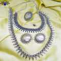 Jewels of Nepal Silver Oxidized Ethnic Style Jewelry Set for Women. 