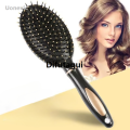 Difutagui Mo Elastic Comb Airbag Color Women's Comb, 1/3 High Quality Piece Black Comb for Straight and Curly Hair. 