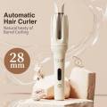 GENAI 28mm Large Barrel Automatic Hair Curler - Advanced Negative Ion Generator, Intelligent Timer & Auto Shut-Off, 4 Temperature Modes - Easy-to-Use with Digital Display. 
