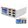 Digital USB Charger 6 Multi Port Fast Charging Station Mobile Phone Fast Charger. 