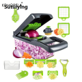 Sutuiying Original Special Offer 14/16 in 1 Multifunctional Vegetable Chopper Onion Chopper Handle Food Grate Food Chopper Kitchen Vegetable Slicer Dicer Cut. 