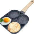 Egg Cooker Frying Pan,Green Pans 4-Cups Non-Stick cookware Aluminium Alloy Fried Egg Cooker,Pancake,Omelette Pan. 