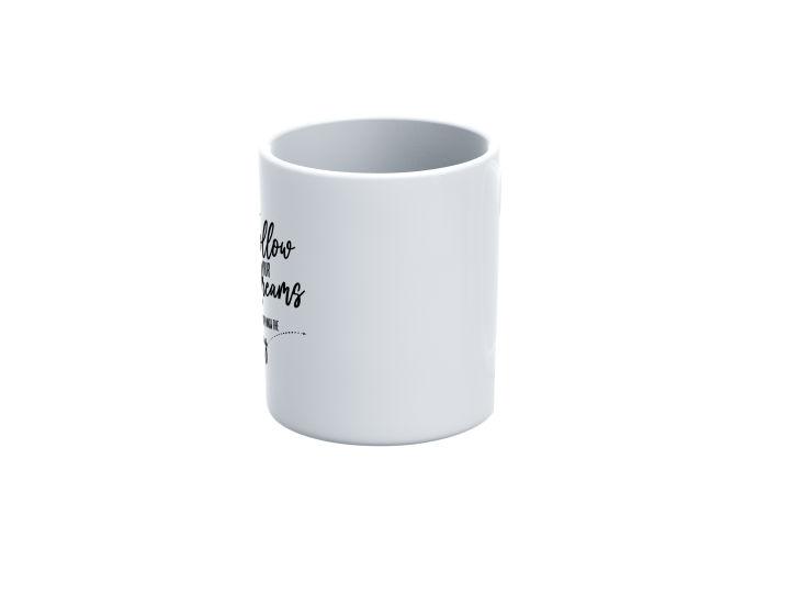 "Follow%20Your%20Dreams%20They%20Know%20The%20Way"%20Aesthetic%20Floral%20Printed%20Ceramic%20-%20Image%202
