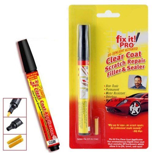 Pistto Fix It Pro Clear Car Scratch Repair Pen Simoniz Clear Coat Applicator Repair Remover Filler Sealer Pen Car Dent Tool