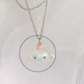 Kawaii Cinnamoroll MyMelody Kuromi Student Necklace Clavicle Chain Adjustable Pendant Accessories Girls Toy Gift MIO Super Store. 