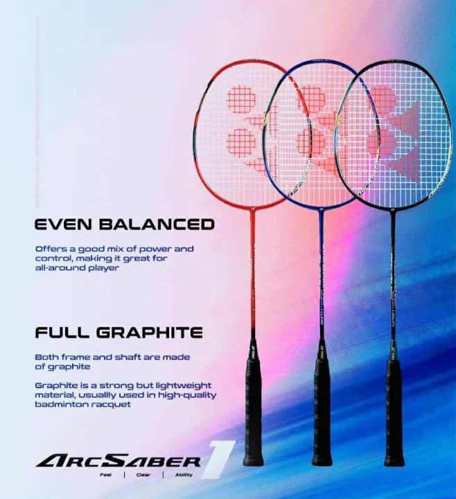 Yonex%20Badminton%20Racket%20Arcsaber%201%20with%20%20BG%2065%20string%20&%20Grip%20(Unstrung)%20-%20Image%205