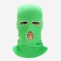 Full Face Cover Ski Mask Hat 3 Holes Balaclava Windproof Knit Beanies Bonnet Winter Warm Unisex Caps. 