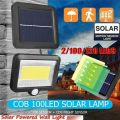 Security Wall Lamp Flood Lamp Garden PIR Motion Solar Powered Wall Light Sensor Motion Light 100/120 LED. 
