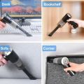 Portable 3-In- Car Vacuum Cleaner High Power Strong Suction Wireless Dust Blower Rechargeable Multifunctional Air Dust Collector Dust Cleaning Tools. 