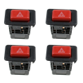 4X MB652291 Hazard Warning Lights Switch Push Button for MK2 1991-1995 1996 1997 1998 1999. 