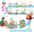 Magnetic Building Sticks Blocks Toys Gift for Boys and Girls, Magnet Sticks Balls and Rods Building Sets, Sensory Montessori Toys for Preschool Toddlers Kids. 