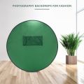 FORIDE Photography Background Green Screen Backdrops Portable Solid Green Color Backdrop Cloth for Photography Studio 142cm. 