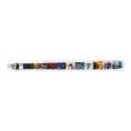 Fashionable Fabric Print Lanyard Hook & Ring Keychain / Keyring (18 x 1 Inch): Perfect For Both Boys And Girls!. 