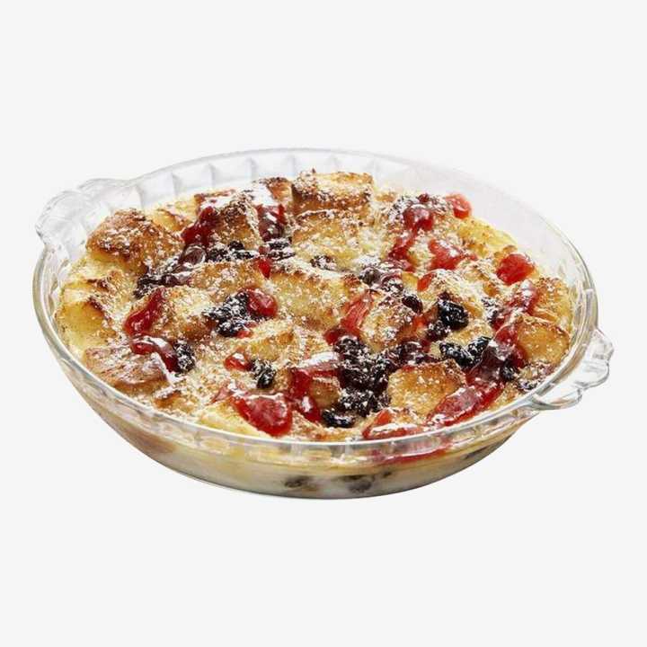 Pyrex Round Cake Dish 26cm W/ Handles Glass