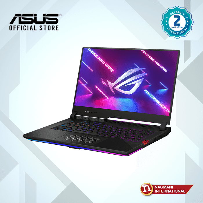 ASUS ROG Strix Scar 15 G533QM -RYZEN 9 5900HX, 16, 1 TB NVMe SSD, 15.6 FHD IPS 300 Hz, Nvidia RTX 3060 6G, BACKLIT KB RGB PER KEY, Magic Numpad, Black, Backpack, Mouse, ROG WEBCAM, Genuine Windows 10, 2 Years