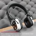 VJP Headphone B300 : Wireless Bluetooth On Ear Headset with Mic for Phone-Call and and 3.5mm audio jack for inpu t– Black. 