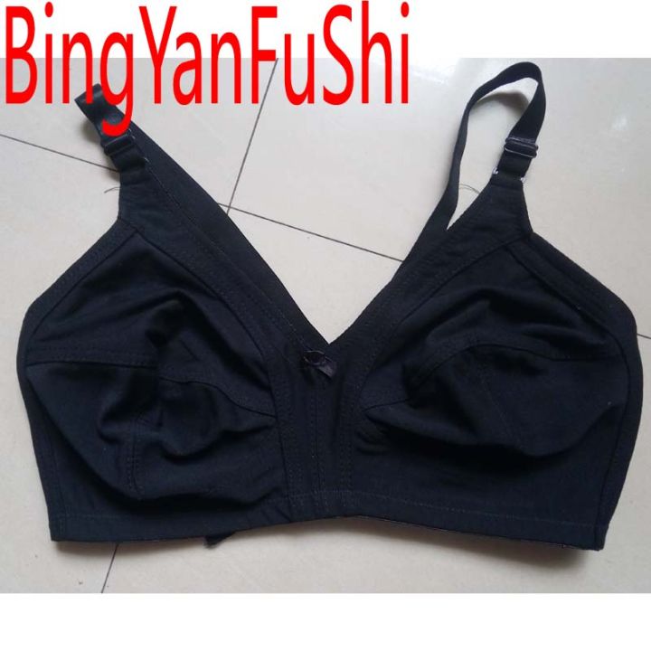 Classic black white khaki bras for women push up bralette full cup C D E F G 50 48 46 44 42 40 BUST BIG sexy bra Wire free C01