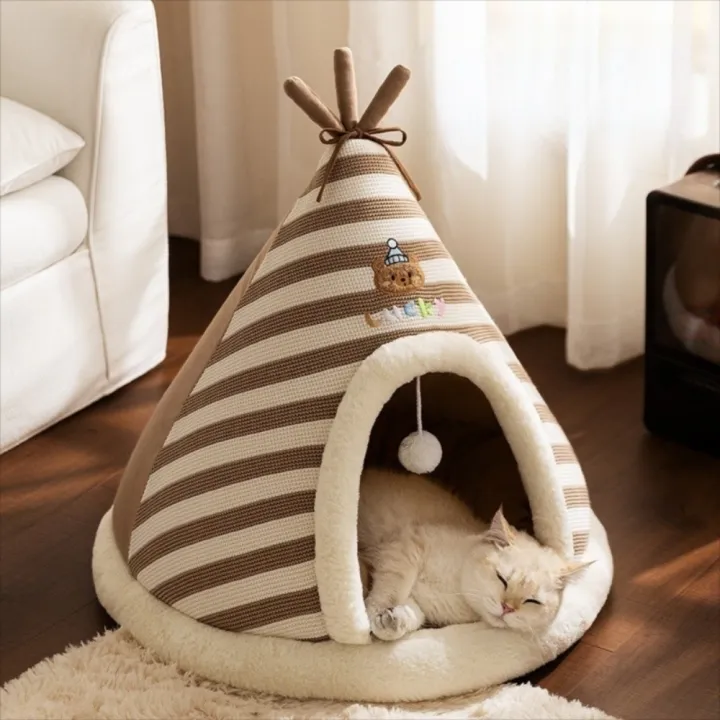 Soft%20Closed%20Pet%20Tent%20House%20Detachable%20with%20Mat%20Plush%20Cat%20Nest%20Small%20Puppy%20House%20Cat%20-%20Image%208