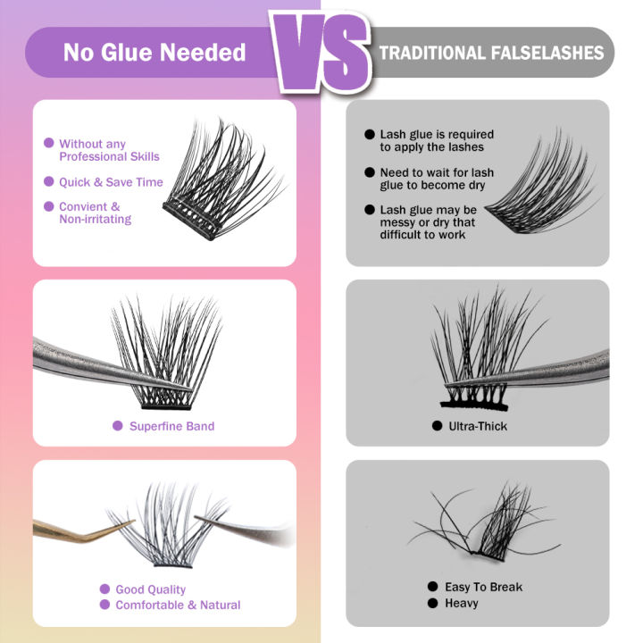 HOT%20Self-Adhesive%20False%20Eyelashes%20156pcs%20Adhesive-Free%20False%20Eyelashes%20Getting%20Started%20Easy%20One%20Minute%20Out%20Mixed%20Sizes%20-%20Image%204