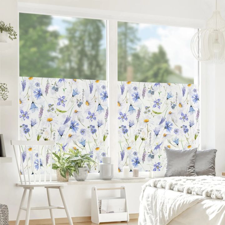 Window Blackout Sticker Options Artsy Home Blackout and Privacy Sticker for Window Meadow with ...