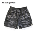 Ashunqiwen Luxury New specials Gym Workout 2 in 1 Compression Shorts for Men Athletic Quick Dry Performance Shorts with Towel Loop Pockets Running Fitness. 