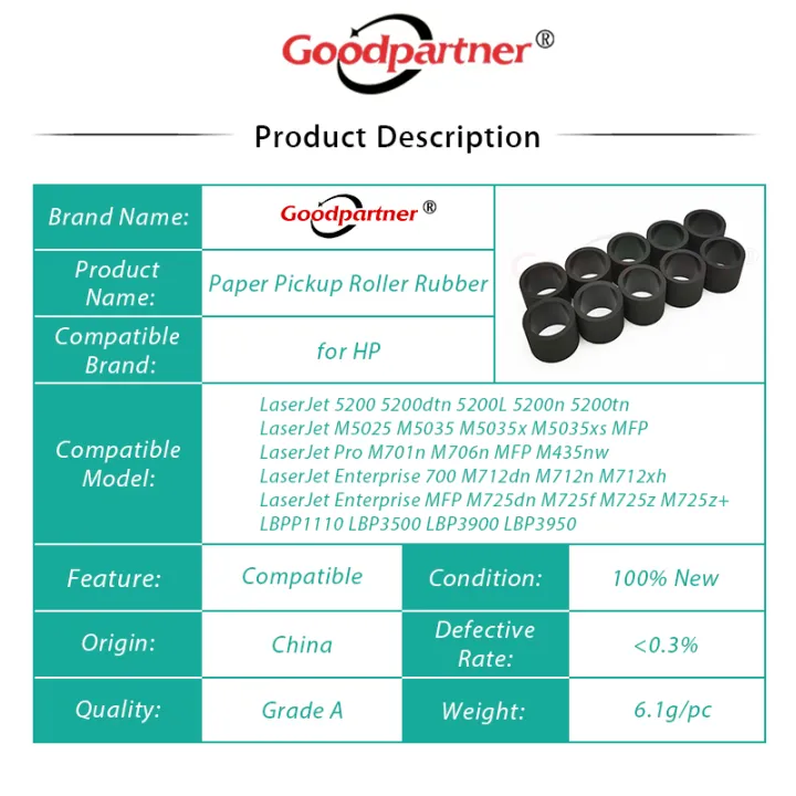 %E3%80%90New%20Arrivals%E3%80%9110X%20Q7829-67926%20RL1-0915-000%20Tray%20Pickup%20Roller%20Rubber%20for%20LaserJet%205200%20M5025%20M5035%20MFP%20Pro%20M701%20M706%20M435%20M725%20M712%20-%20Image%206
