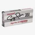 Monami Sign Pen 351 Non-Permanent Pack of 12. 