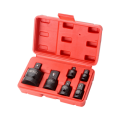 6Pcs Adapter Pneumatic Sleeve Head 1/2 to 3/4 Black Plastic Box for Automobile Torque Mechanical Hardware Products Easy Install Easy to Use. 