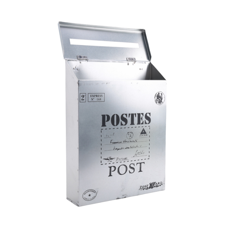 Mailbox%20Vintage%20Wall%20Mount%20Mailbox%20Post%20Letter%20Box%20Antique%20Metal%20Mailbox%20Rust%20Resistant%20Mail%20Holder%20for%20Outside%20Silver%20-%20Image%205